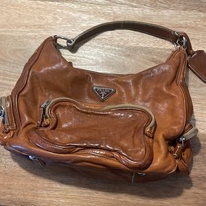 Cognac Vintage Prada bag